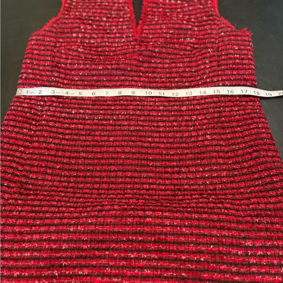 Ann Taylor Textured Red Midi Dress - Picture 12 of 15